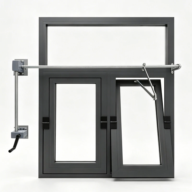 Electric Self-Closing Fire-Resistant Window