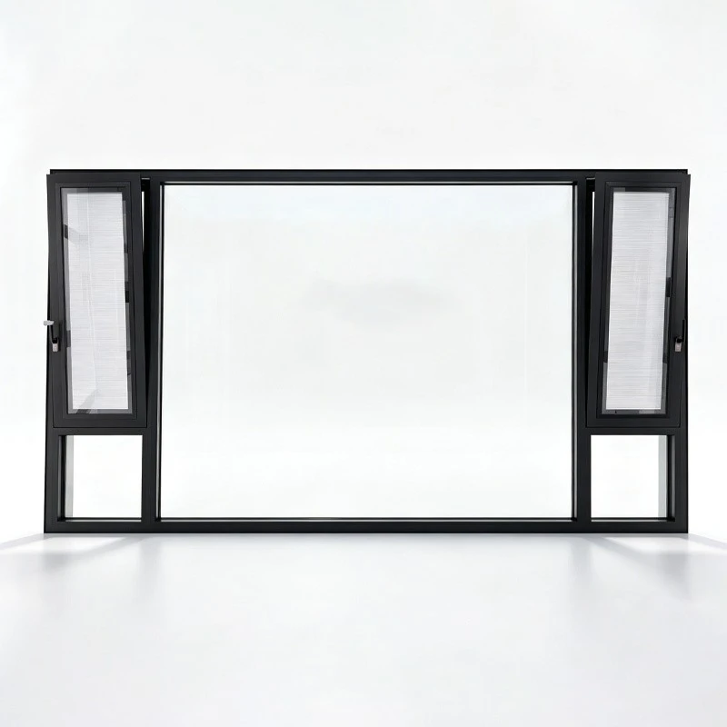 Top-Hung Thermal Break Aluminum Windows For Outward Opening factory Top-Hung Thermal Break Aluminum Windows For Outward Opening factory